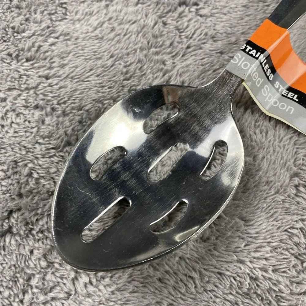 Stainless Steel Spoon Slotted 9.5